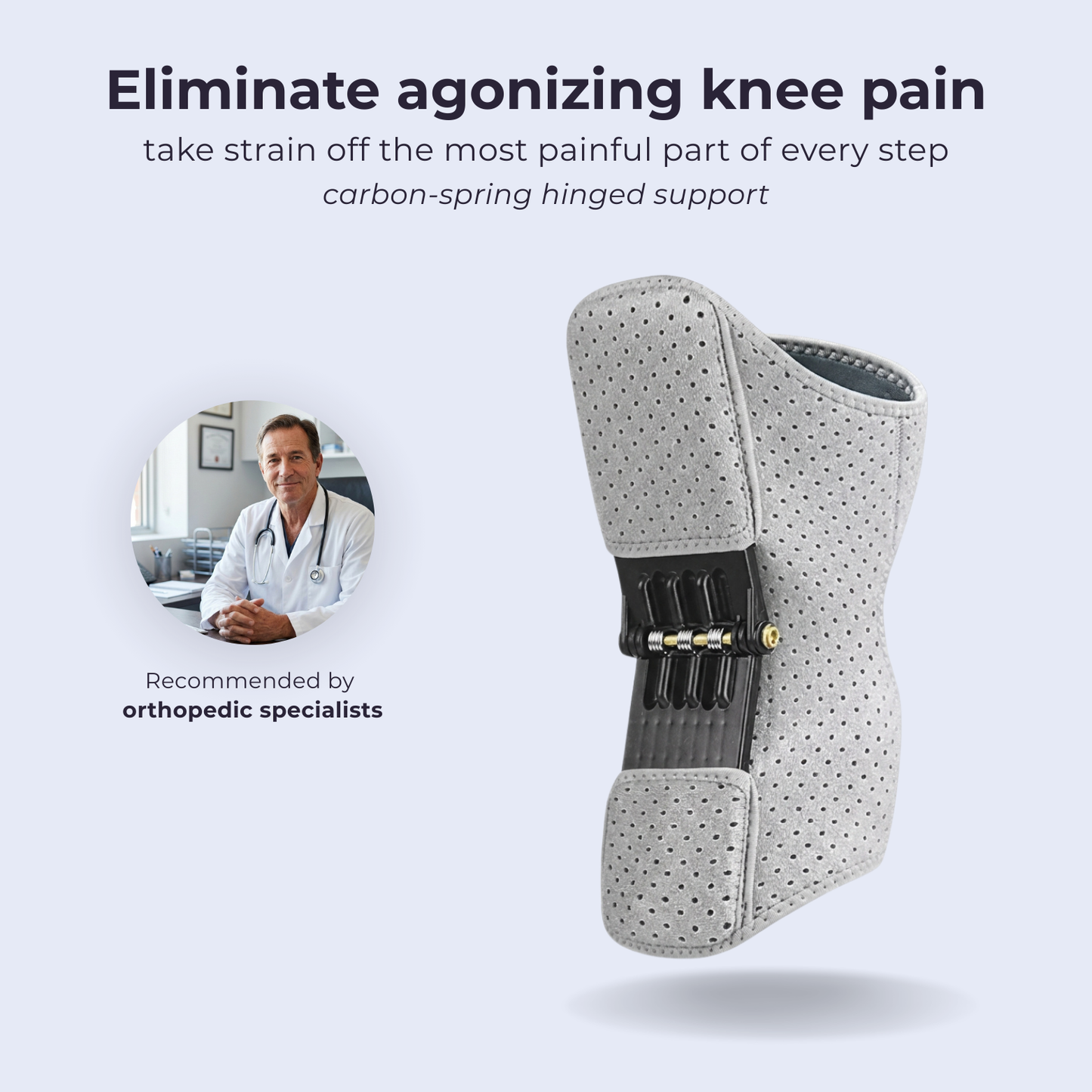 SpringStep™ Hinged Knee Brace