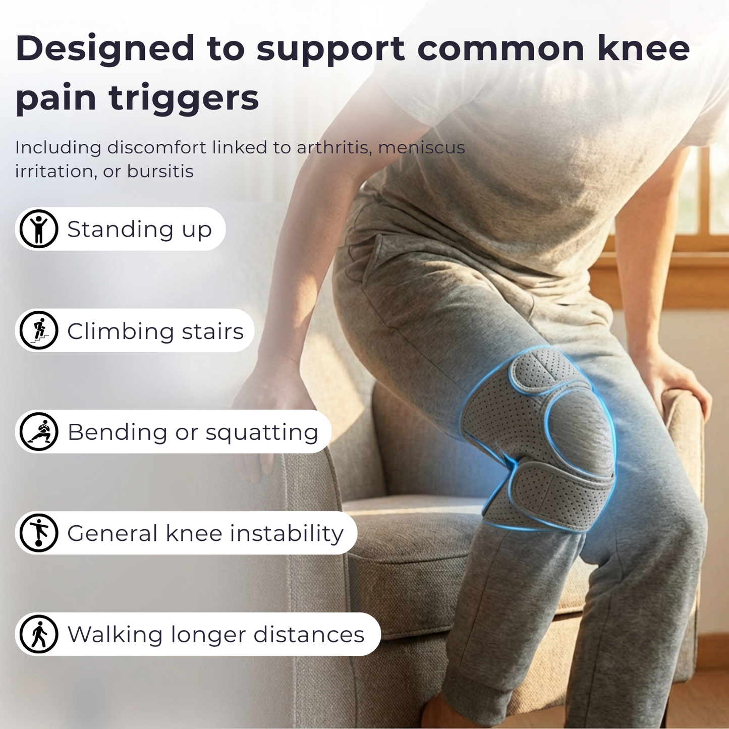 SpringStep™ Hinged Knee Brace