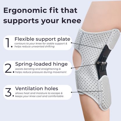 SpringStep™ Hinged Knee Brace