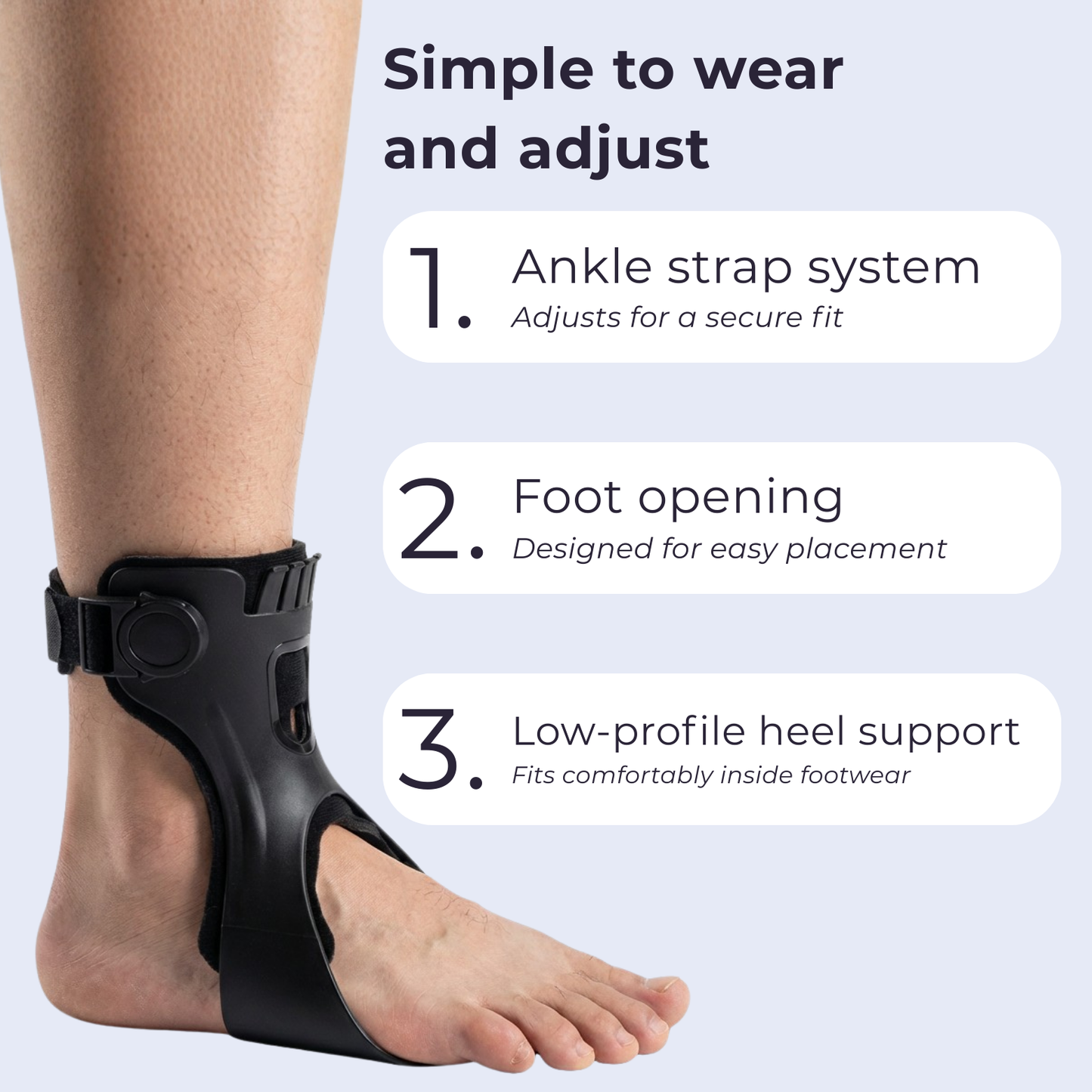 LiftStep™ Foot Drop AFO Brace