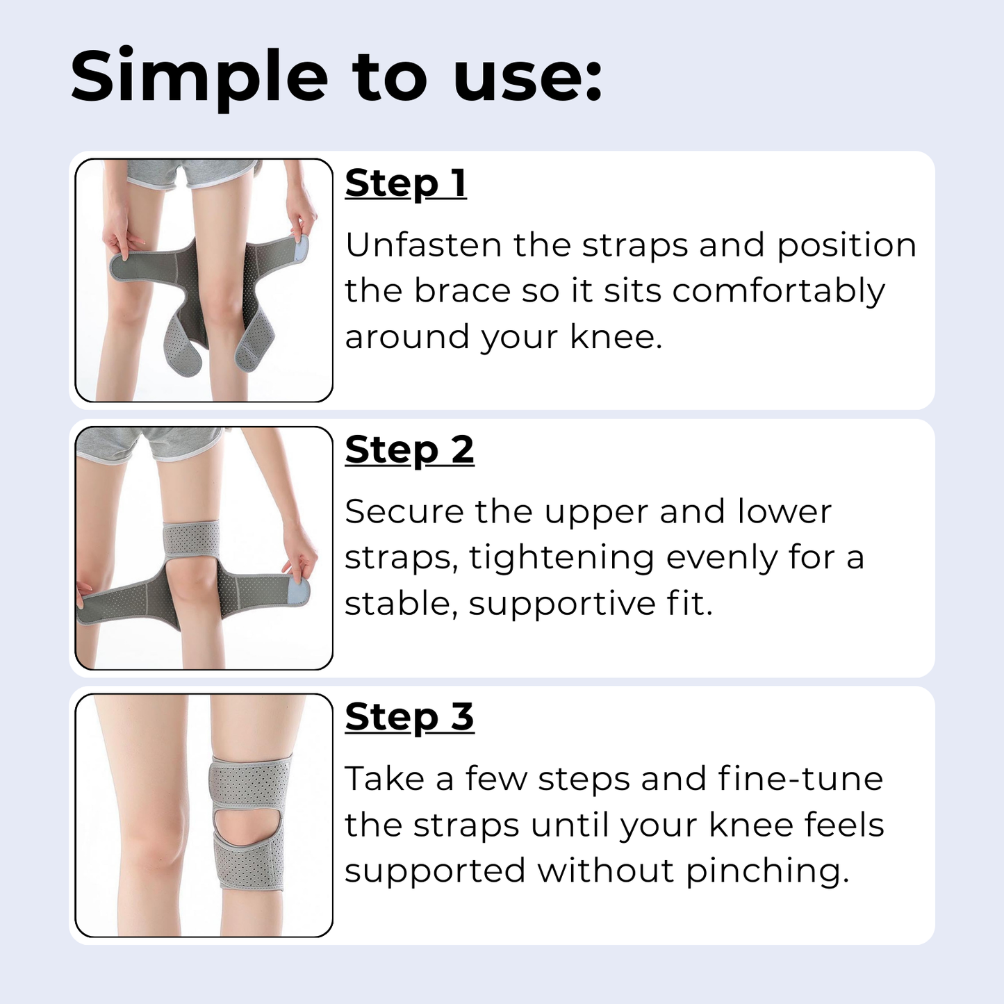 SpringStep™ Hinged Knee Brace