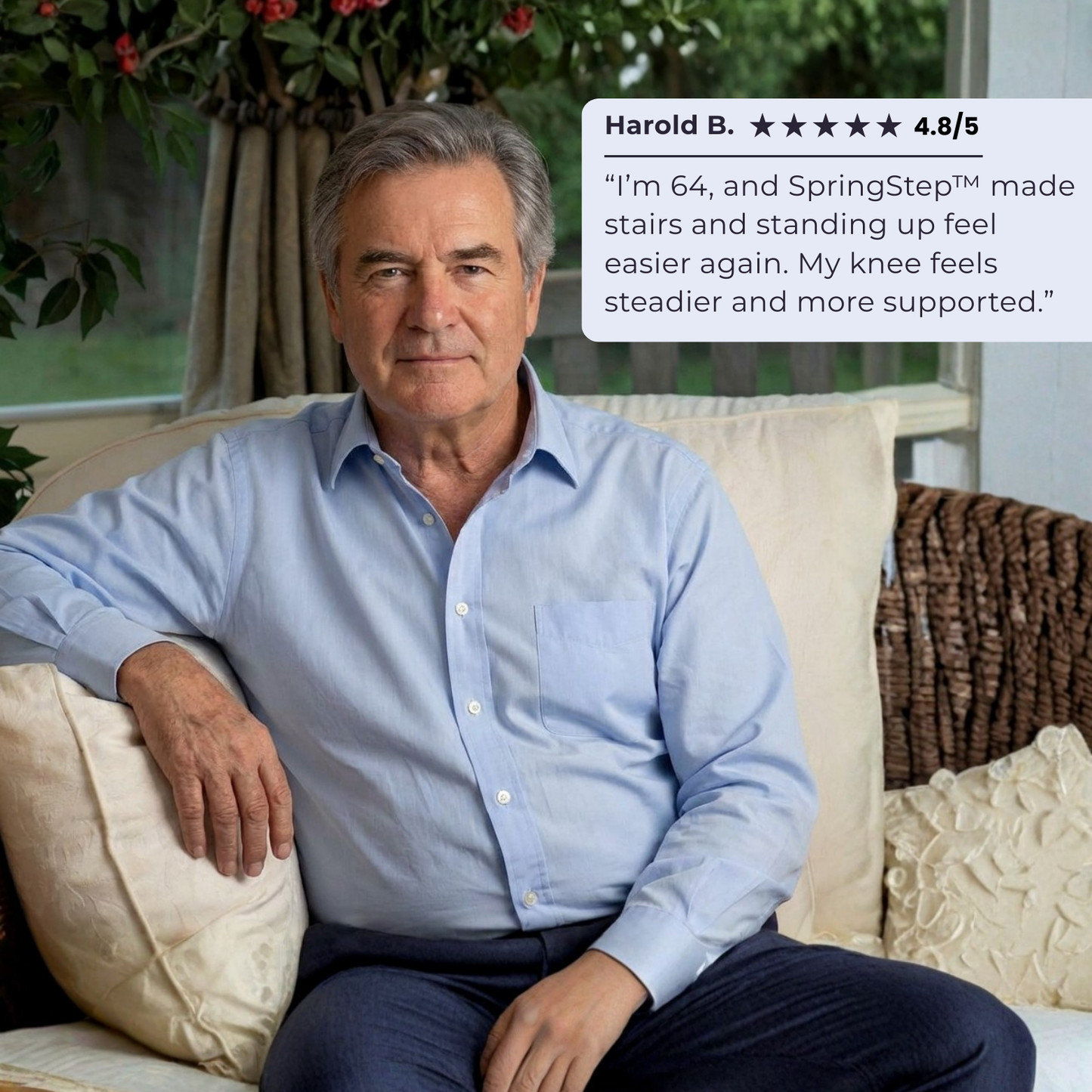 SpringStep™ Hinged Knee Brace